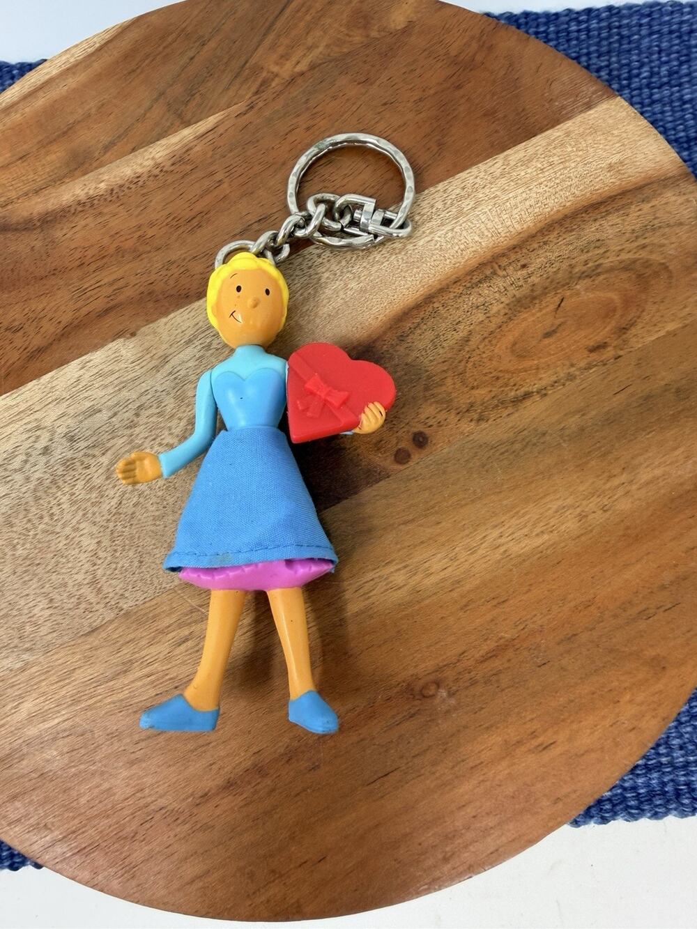Patty Mayonnaise love heart keychain Doug's First Date Movie Nickelodeon 1999